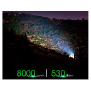 Фонарь Nextorch SAINT TORCH 30V2.0 поисковый, 8000 люмен арт.: SAINT TORCH 30V2.0 (EU)